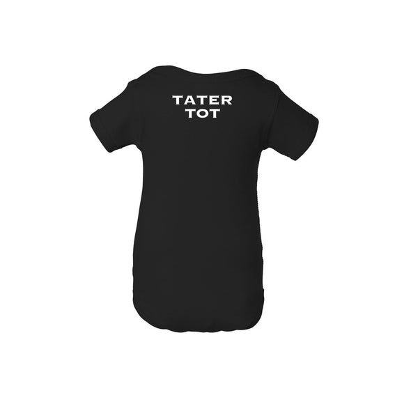 Y’all Logo Onesie - Black Front