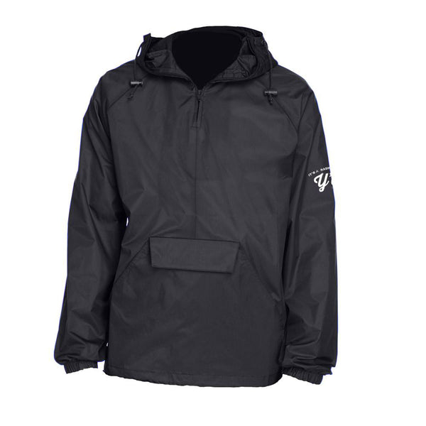 Y’all Pullover Rain Gear - Black
